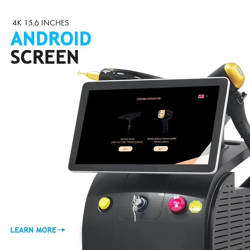 3 Wavelength ND YAG Laser – Multi-Function Diode Laser For Tattoo Removal, Hair Removal & Skin Rejuvenation