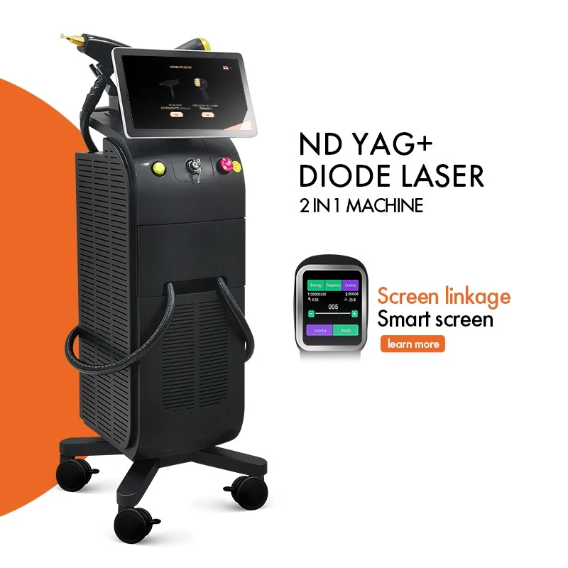 3 Wavelength ND YAG Laser – Multi-Function Diode Laser For Tattoo Removal, Hair Removal & Skin Rejuvenation